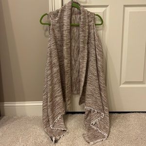 Express Sleeveless Cardigan Sweater